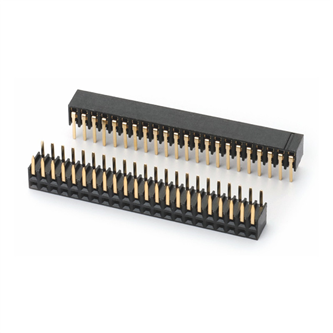 2.54 双侧插90度排母